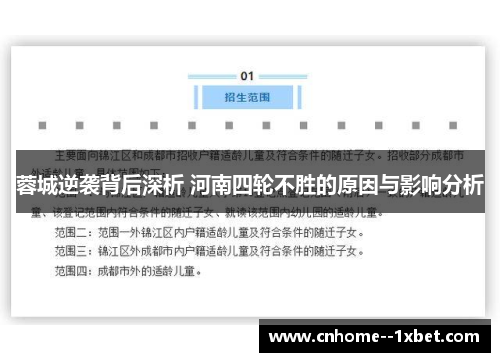 蓉城逆袭背后深析 河南四轮不胜的原因与影响分析